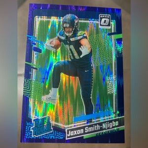 2023 Donruss Optic Rated Rookies#293 Jaxon Smith-Njigba Purple Shock RC